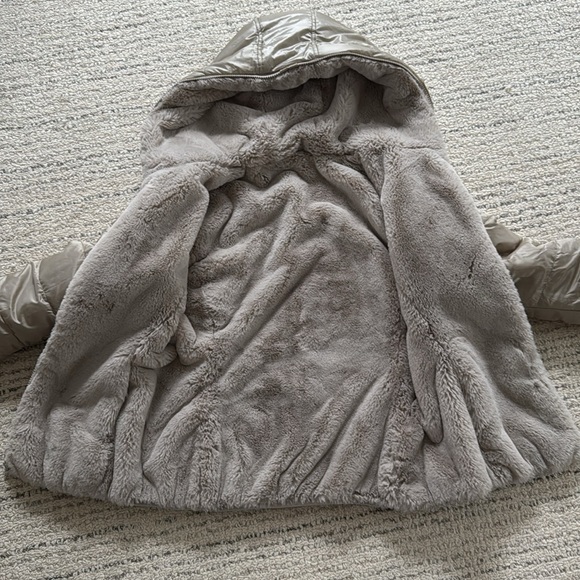 Save the Duck Women’s Reversible Faux Fur Puffer Coat size S - Picture 9 of 11